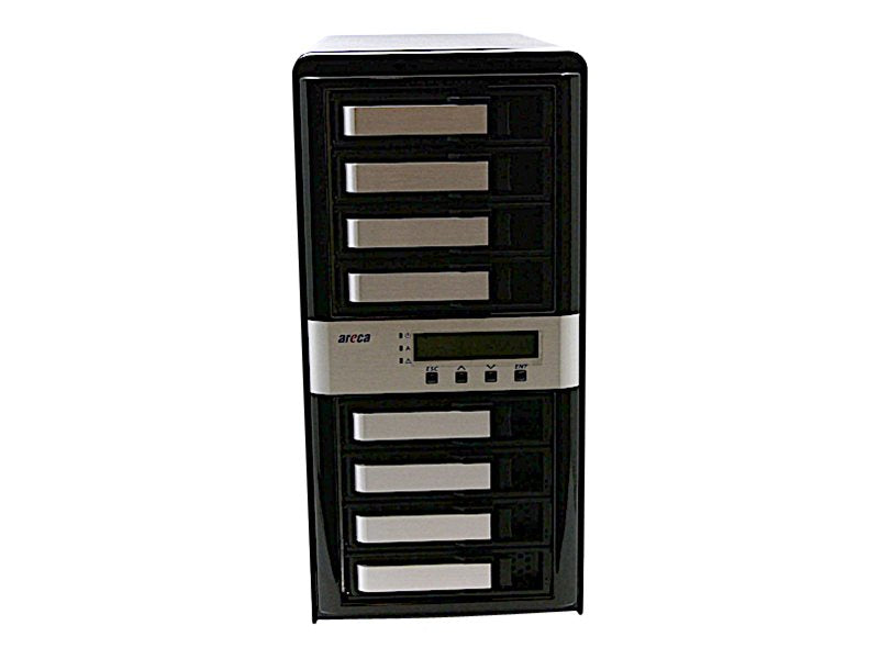 Areca ARC-8050T3U Desktop Series ARC-8050T3U-8 - Solid state / hard drive array - 6 bays (SATA-600 / SAS-3) - Thunderbolt 3,