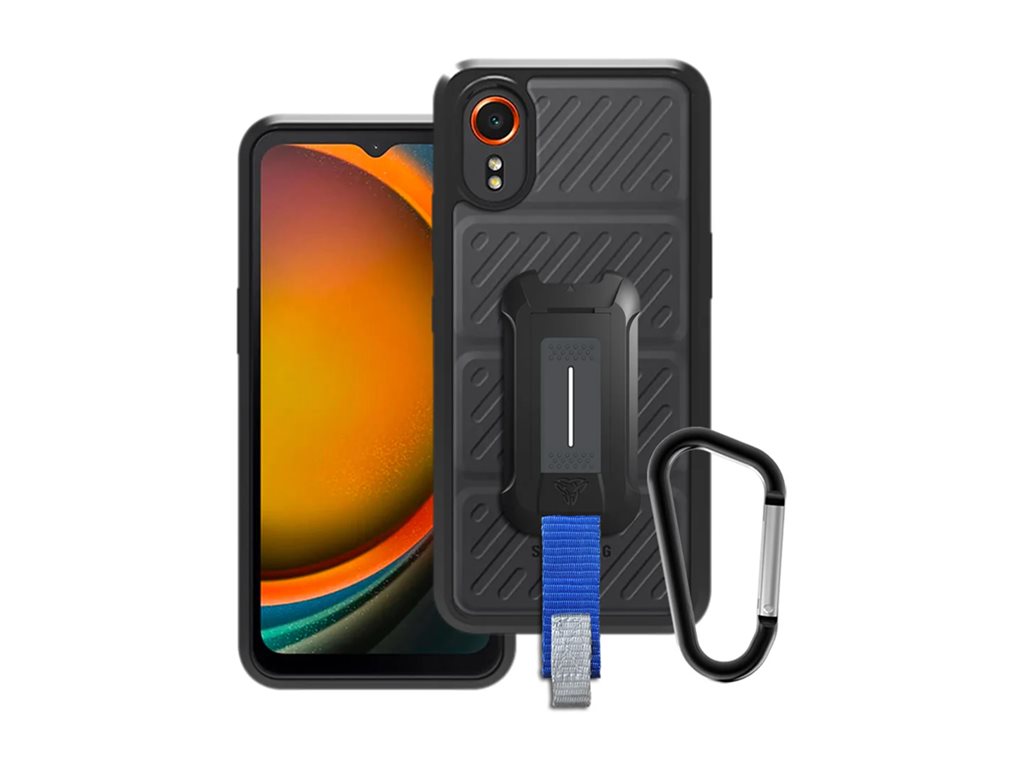 Armor-X - Back cover for cell phone - rugged - shockproof, with carabiner - thermoplastic polyurethane (TPU) - for Samsung Galaxy BX3-SS24-XC7