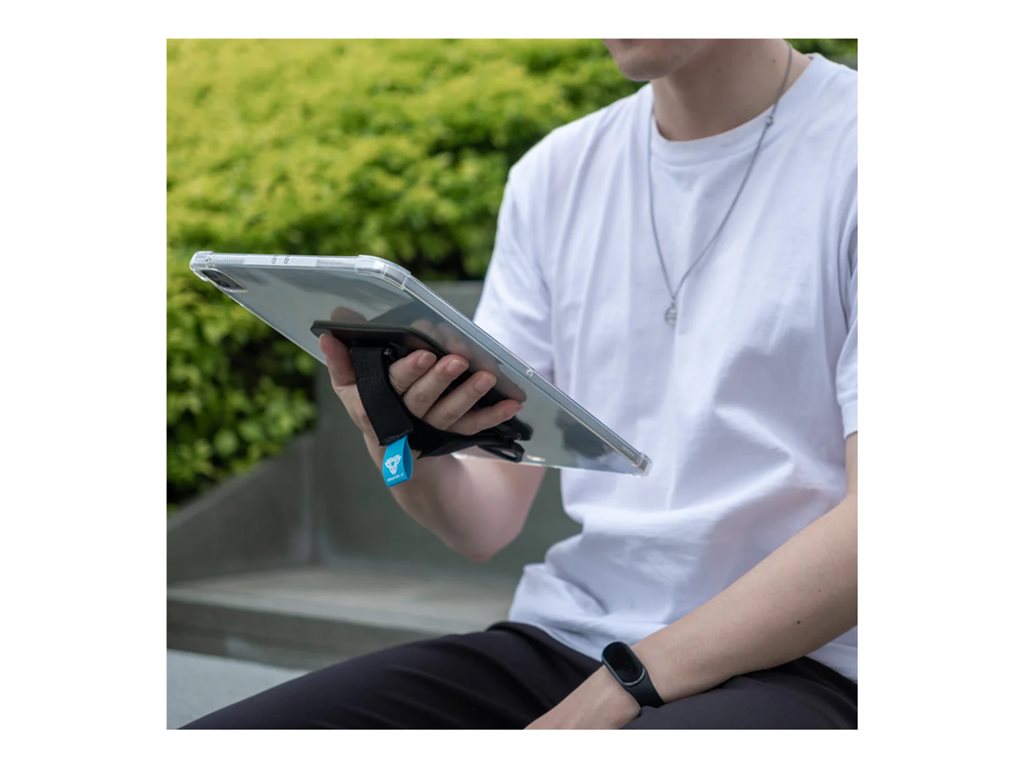 Armor-X - Back cover for tablet - with kickstand, hand strap, X-mount, 4 corner protection - thermoplastic polyurethane (TPU) ZXS-IPAD-PR10CL