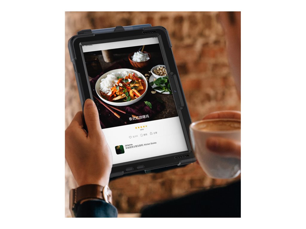 Armor-X - Protective case for tablet - rugged - 3 layers, shockproof, with hand strap and kick-stand - for Microsoft Surface JLN-MS-SFGO2