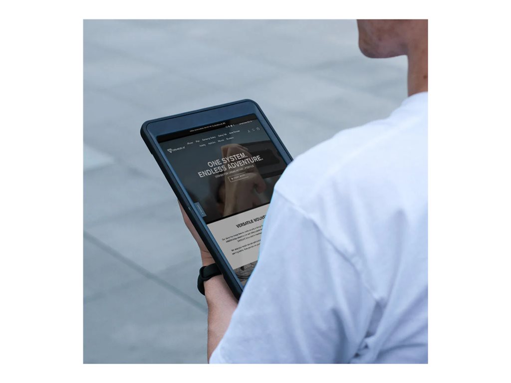 Armor-X - Protective case for tablet - rugged - with hand strap and kick-stand, rainproof military grade - thermoplastic polyurethane RIN-SS-X900