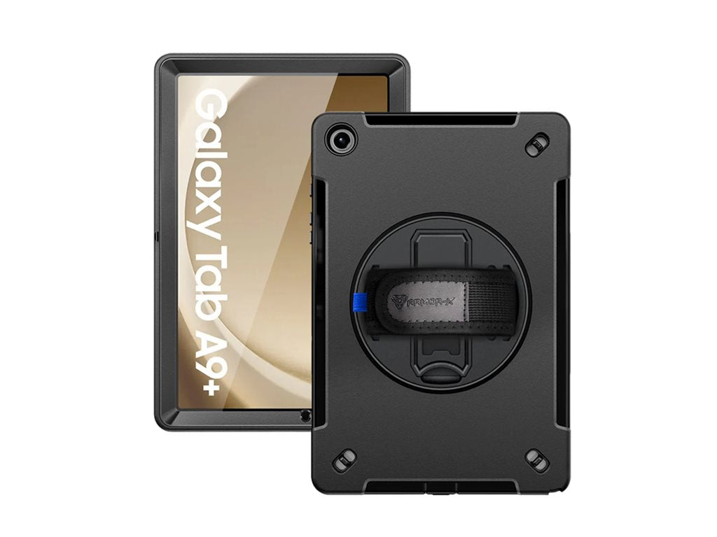 Armor-X RIN-SS-X210 - Protective case for tablet - rugged - with hand strap and kick-stand, rainproof military grade - premium