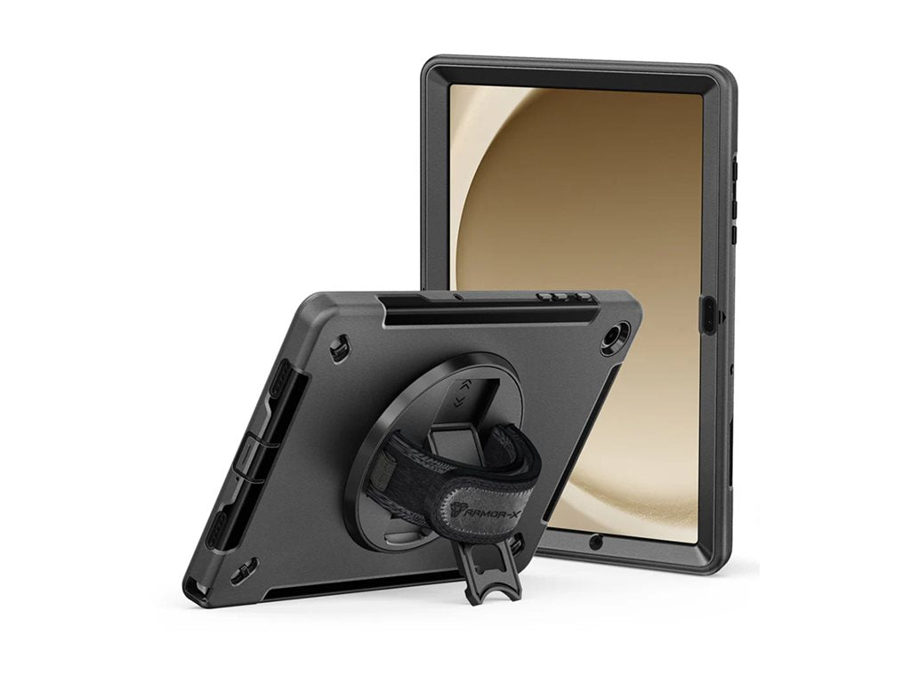 Armor-X RIN-SS-X210 - Protective case for tablet - rugged - with hand strap and kick-stand, rainproof military grade - premium