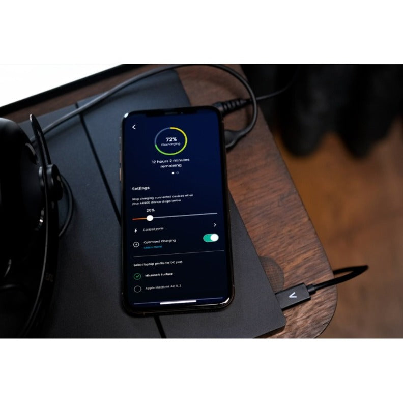 Arroe Smart Charging System 20000mAh Portable Charger for Laptops and Mobile Devices AR-LAE-001-001BLKENG