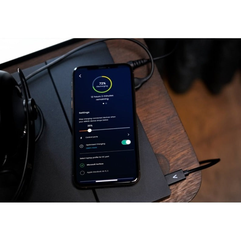 Arroe Smart Charging System 20000mAh Portable Charger for Laptops and Mobile Devices AR-LAE-001-001BLKENG