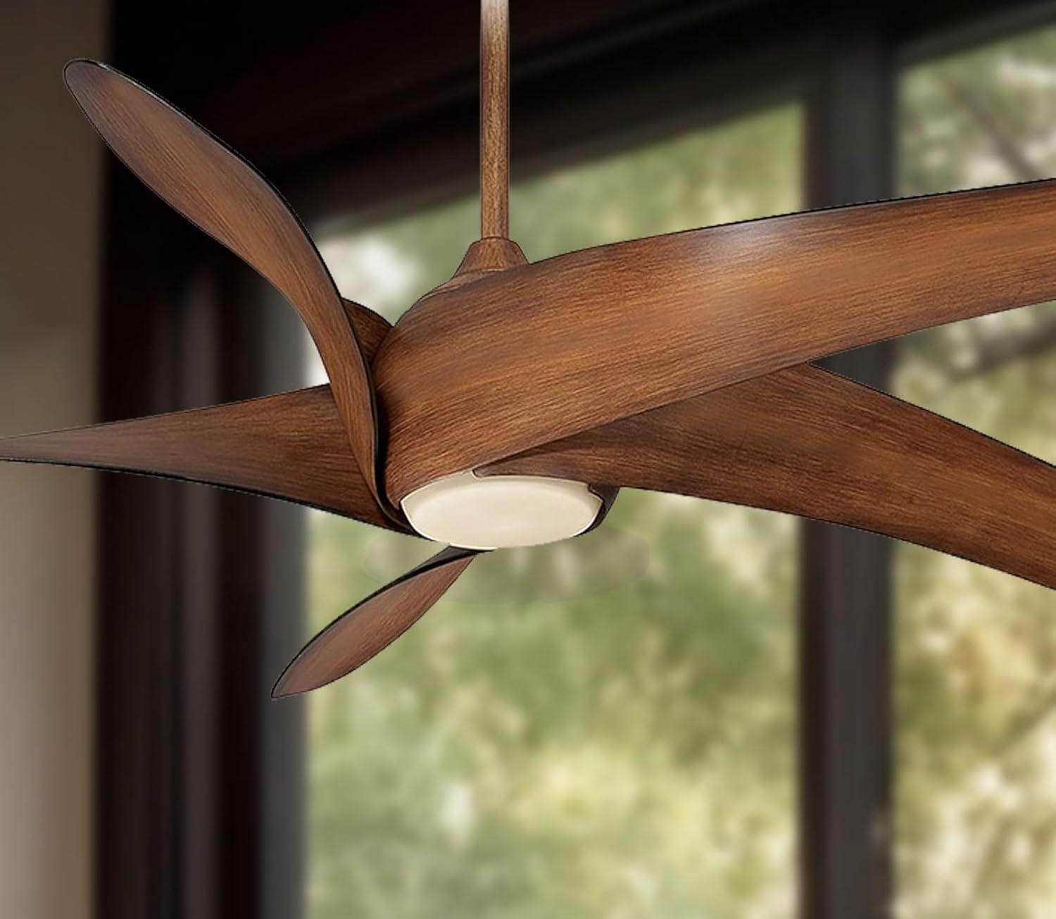 Artemis XL5 62In Distressed Koa Ceiling Fan With LED