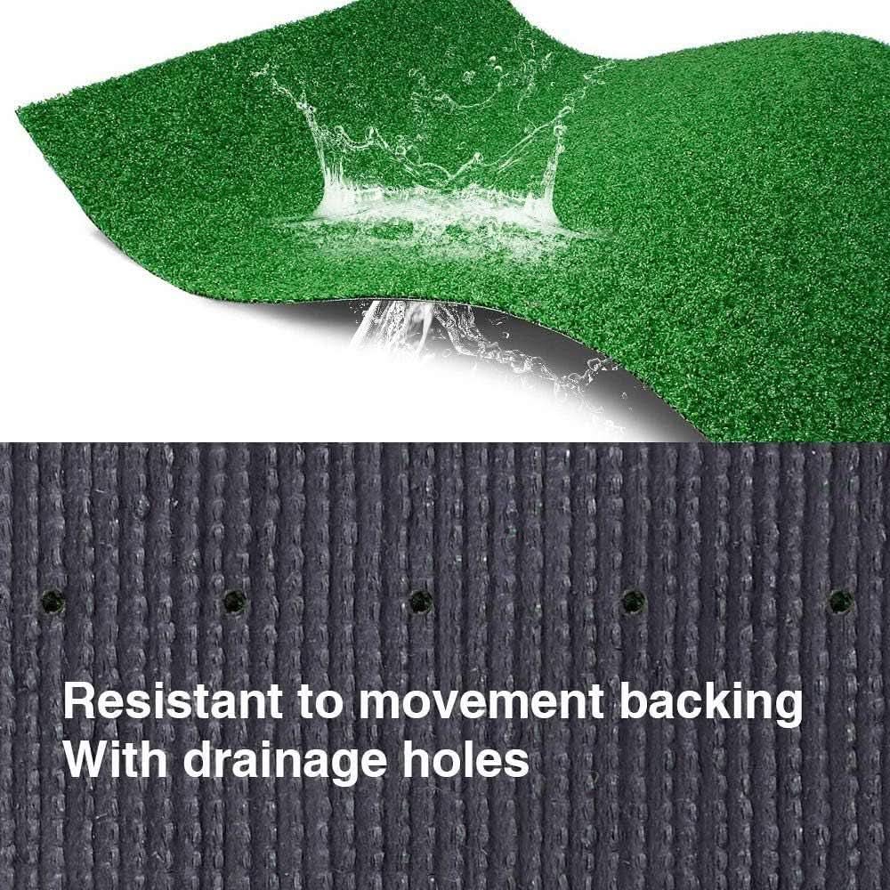 Artificial Grass Turf 7x15 Ft Outdoor Rug 0.4 Inch Height
