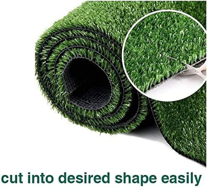Artificial Grass Turf 7x15 Ft Outdoor Rug 0.4 Inch Height