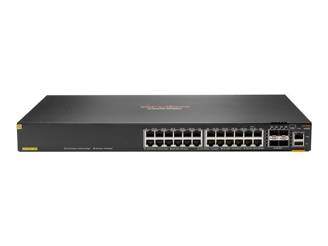 Aruba CX 6200F 24G Class 4 PoE 4SFP 370W Switch - 24 Ports - Manageable - Gigabit