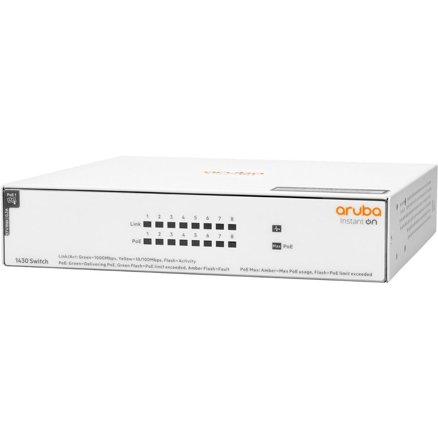 Aruba Instant On 1430 8G Class4 Poe 64W Switch