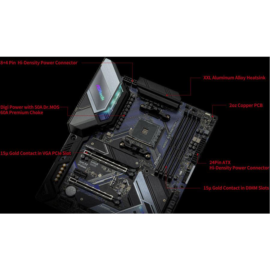 Asrock B550 Extreme4 Socket Am4/ Amd B550/ Ddr4/ Quad Crossfirex/ Sata3&Usb3.2/ M.2/ Atx Motherboard
