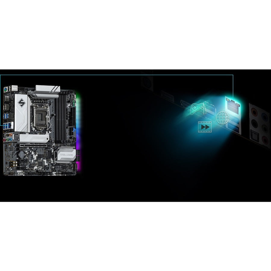 Asrock B560M Steel Legend - Motherboard - Micro Atx - Lga1200 Socket - B560 Chipset