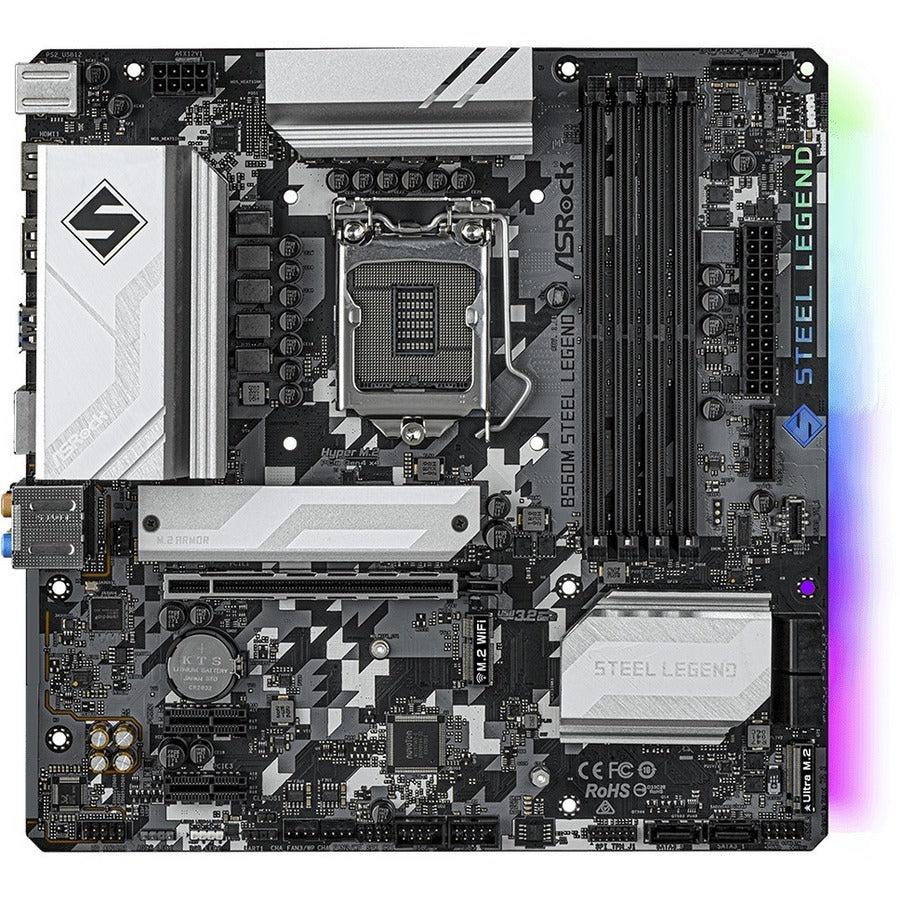 Asrock B560M Steel Legend - Motherboard - Micro Atx - Lga1200 Socket - B560 Chipset