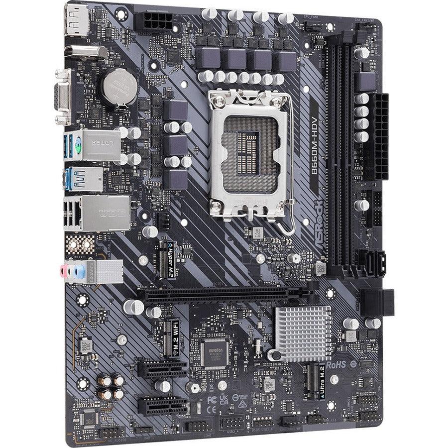 Asrock B660M-Hdv - Motherboard - Micro Atx - Lga1700 Socket - B660 Chipset