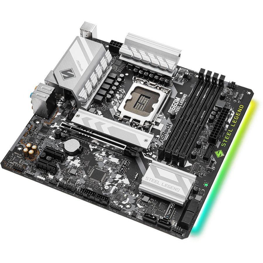 Asrock B660M Steel Legend - Motherboard - Micro Atx - Lga1700 Socket - B660 Chipset