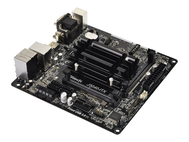 Asrock J5040-Itx - Motherboard - Mini Itx - Intel Pentium Silver J5040 - Usb 3.2 Gen 1 - Gigabit Lan - Onboard Graphics - Hd Audio (8-Channel)