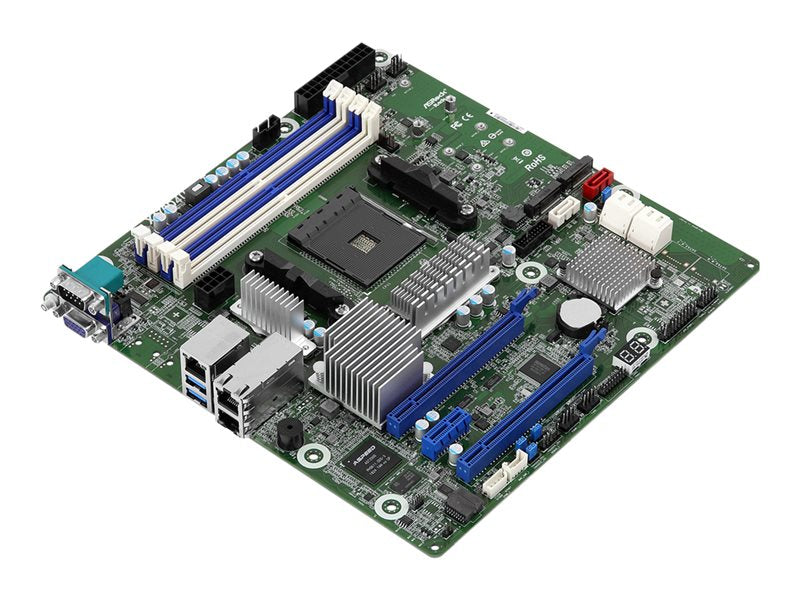 Asrock Rack X470D4U2-2T - Motherboard - Micro Atx - Socket Am4 - Amd X470 Chipset - Usb 3.1 Gen 2