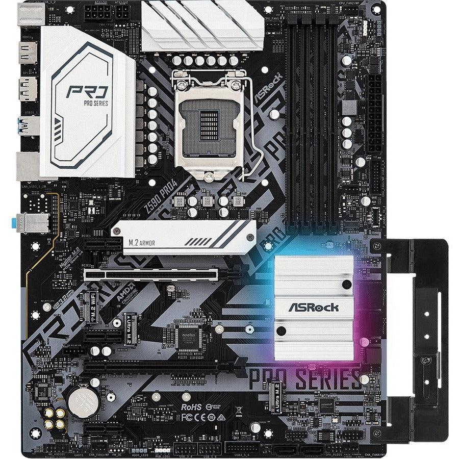 Asrock Z590 Pro4 Lga 1200 Intel Z590 Sata 6Gb/S Atx Intel Motherboard