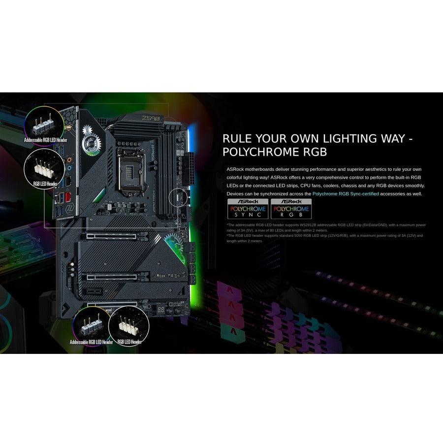 Asrock Z590 Taichi Lga 1200 Intel Z590 Sata 6Gb/S Atx Intel Motherboard