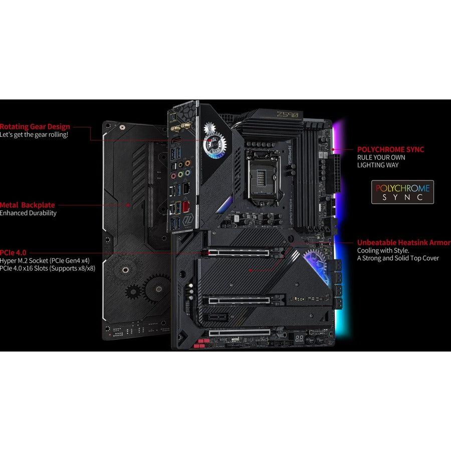 Asrock Z590 Taichi Lga 1200 Intel Z590 Sata 6Gb/S Atx Intel Motherboard