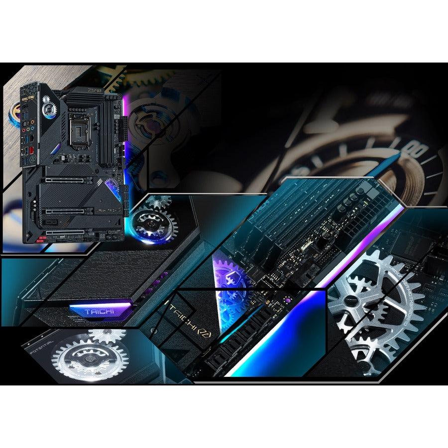 Asrock Z590 Taichi Lga 1200 Intel Z590 Sata 6Gb/S Atx Intel Motherboard