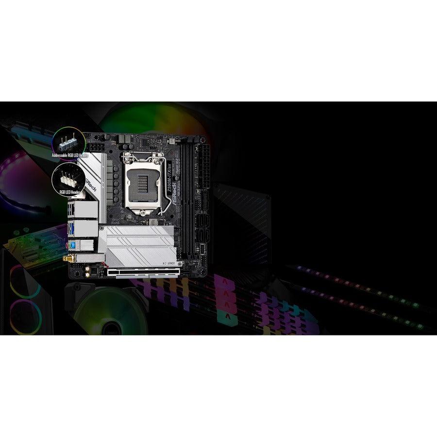 Asrock Z590M-Itx/Ax Lga 1200 Intel Z590 Sata 6Gb/S Mini Itx Intel Motherboard