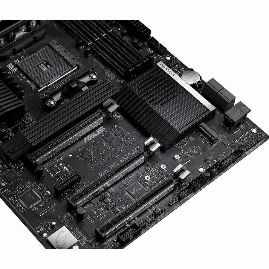 Asus Amd Am4 Pro Ws X570-Ace Atx Workstation Motherboard With 3 Pcie 4.0 X16, Realtek And Intel