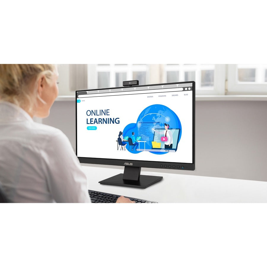 Asus BE24EQK 24 Class Webcam Full HD LCD Monitor - 16:9 - Black"