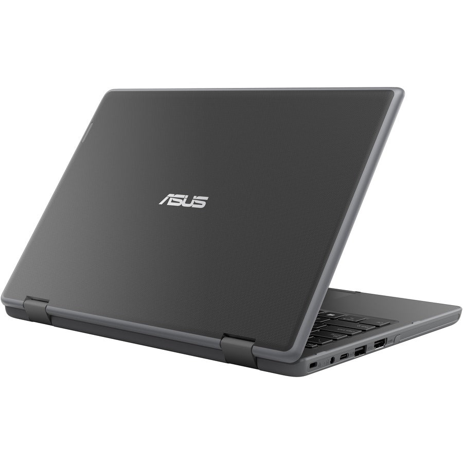 Asus BR1100F BR1100FKA-XS02T-LTE 11.6 Touchscreen Rugged Convertible 2 in 1 Notebook - HD - Intel Celeron N4500 - 4 GB - 64 GB Flash Memory - Dark Gray"