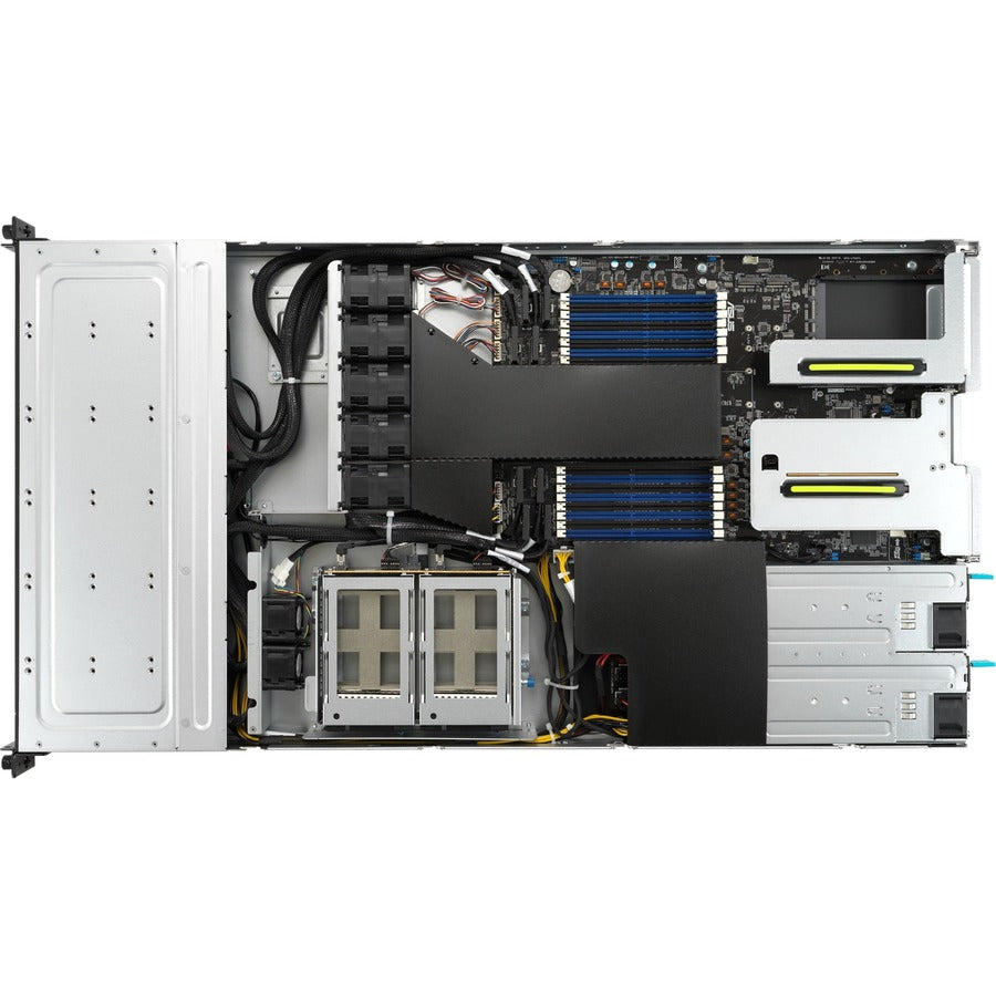 Asus Barebone System - 1U Rack-mountable - Socket LGA-4094 - 1 x Processor Support - AMD C