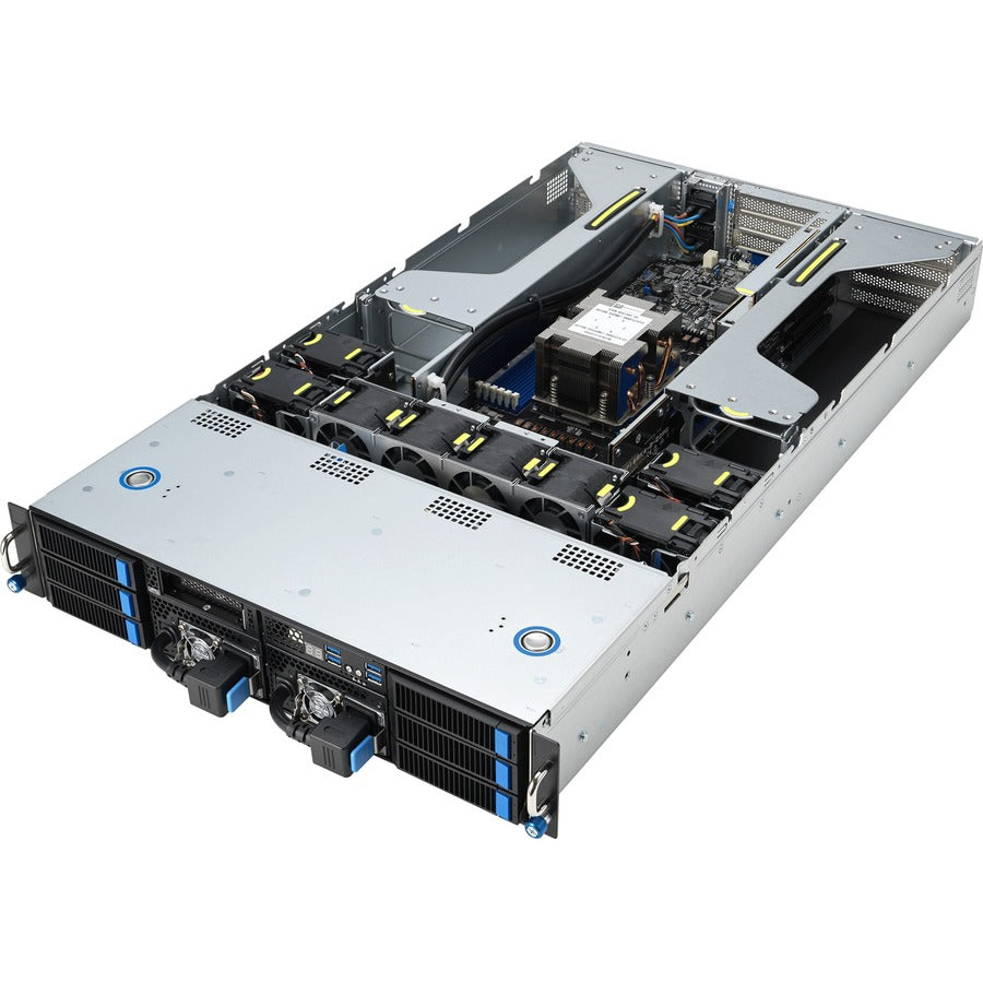 Asus Barebone System - 2U Rack-mountable - Socket SP5 LGA-6096 - 1 x Processor Support - A