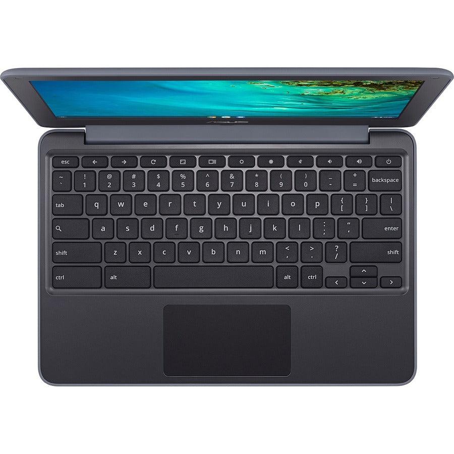 Asus Chromebook C203Xa-Ys02-Gr 11.6 Inch Mediatek Quad Core Mt8173C 1.7Ghz/ 4Gb Lpddr3/ 32Gb Emmc/ Gx6250/ Usb3.1/ Chrome Os Notebook (Dark Grey)