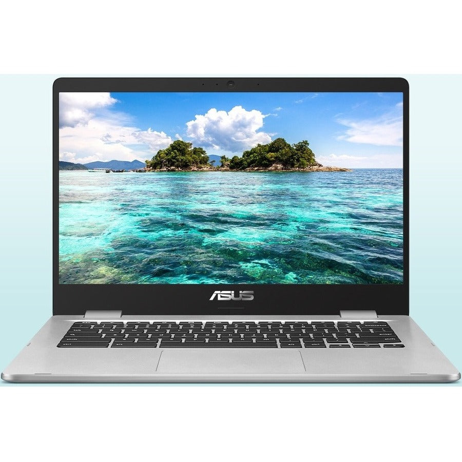 Asus Chromebook C424 C424MA-WH44F 14 Chromebook - Full HD - Intel Celeron N4020 - 4 GB - 64 GB Flash Memory - Silver"