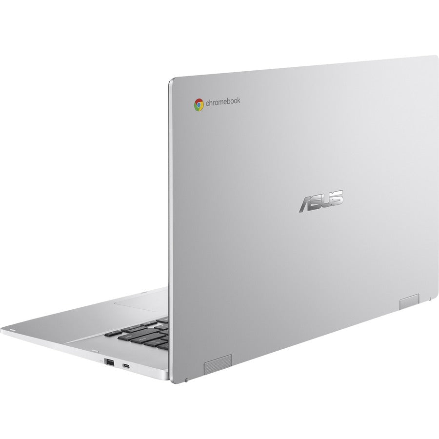 Asus Chromebook CX1500 CX1500CKA-DH44F 15.6 Chromebook - Full HD - Intel Celeron N4500 - 4 GB - 64 GB Flash Memory - Transparent Silver"