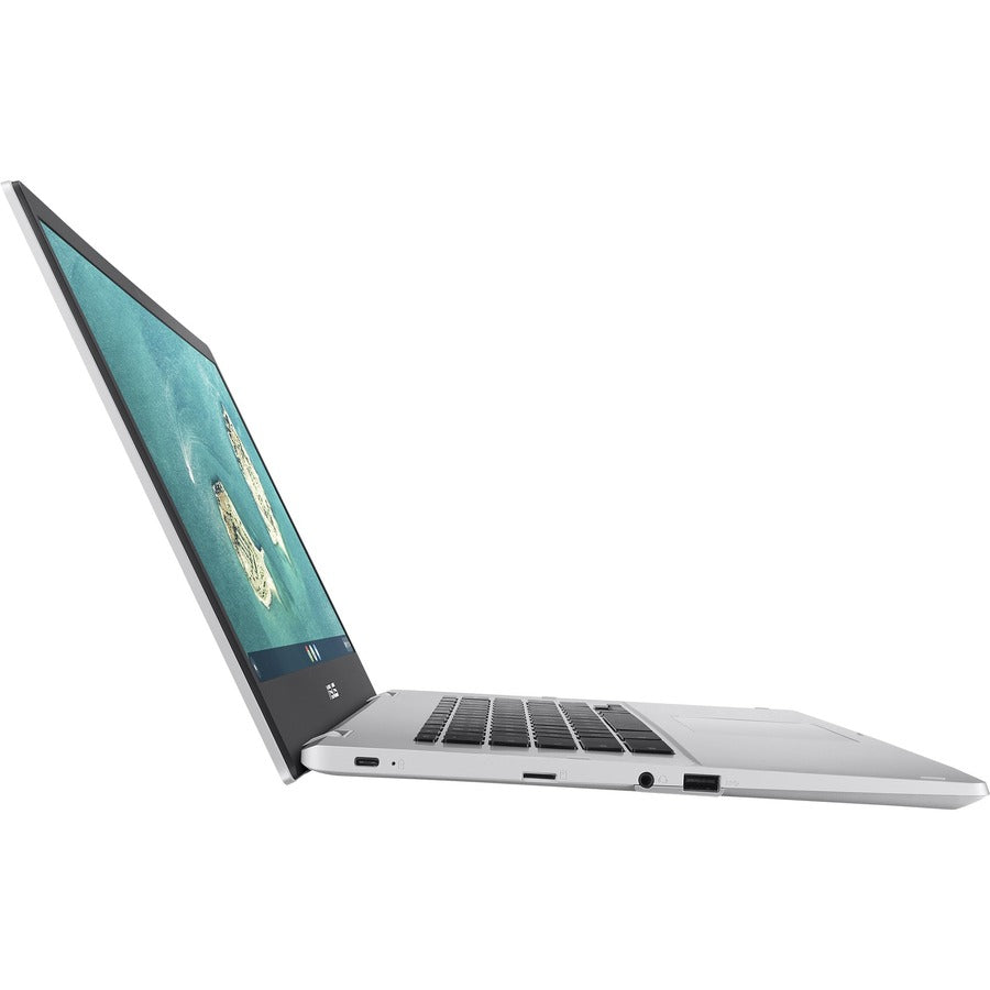 Asus Chromebook CX1500 CX1500CKA-DH44F 15.6 Chromebook - Full HD - Intel Celeron N4500 - 4 GB - 64 GB Flash Memory - Transparent Silver"