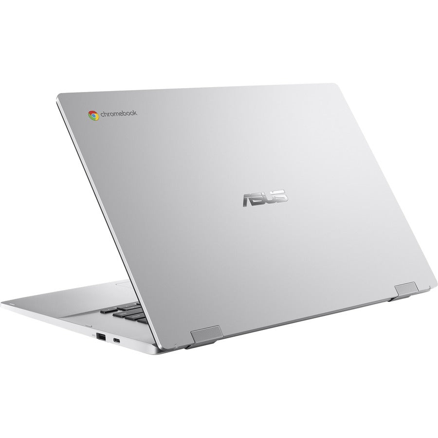 Asus Chromebook CX1500 CX1500CKA-DH44F 15.6 Chromebook - Full HD - Intel Celeron N4500 - 4 GB - 64 GB Flash Memory - Transparent Silver"