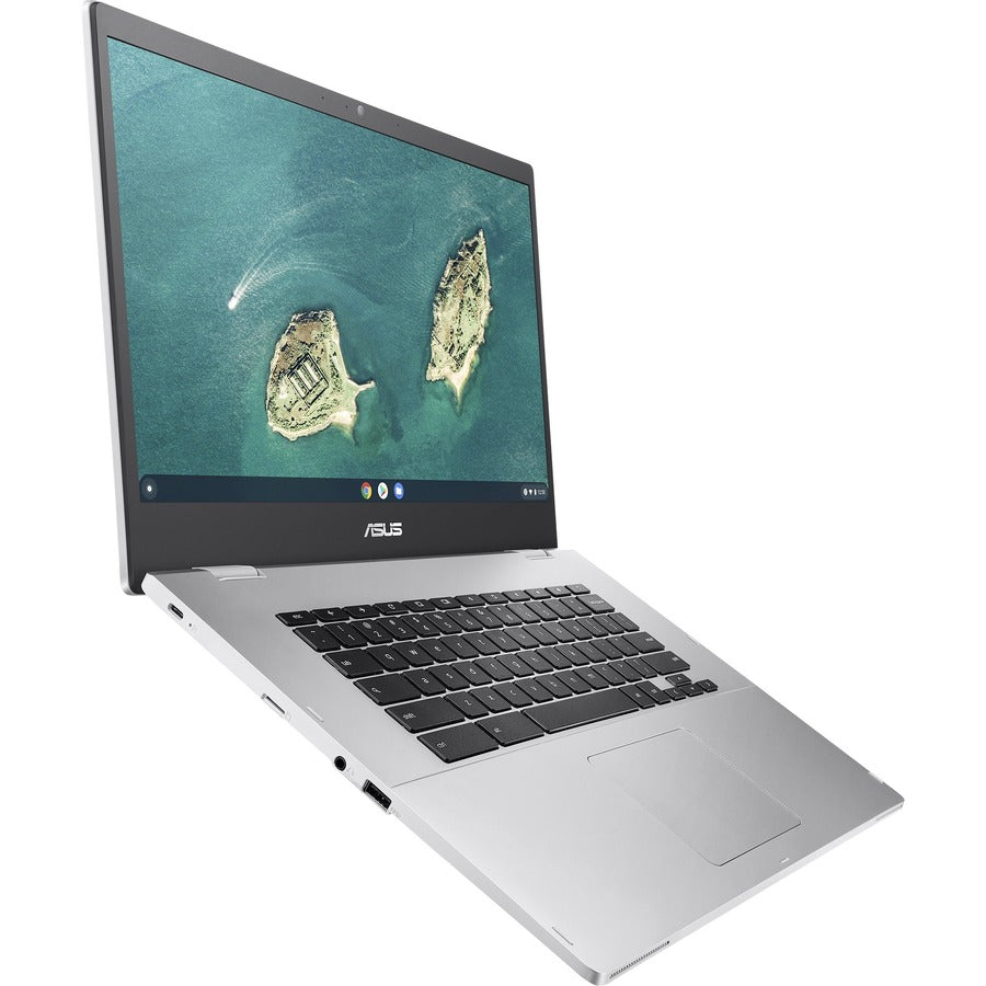 Asus Chromebook CX1500 CX1500CKA-DH44F 15.6 Chromebook - Full HD - Intel Celeron N4500 - 4 GB - 64 GB Flash Memory - Transparent Silver"