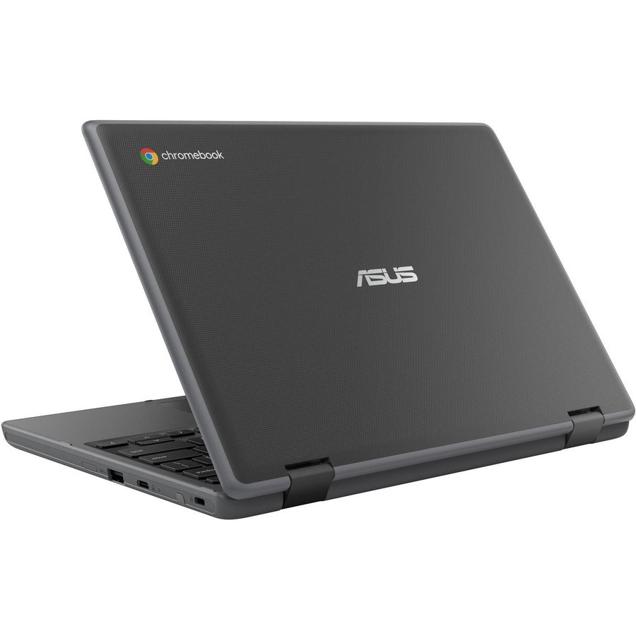 Asus Chromebook Flip Cr1 Cr1100Fka-Yz142T-S 11.6" Touchscreen Convertible Chromebook - Hd - 1366 X 768 - Intel Celeron N5100 Quad-Core (4 Core) 1.10 Ghz - 4 Gb Total Ram - 32 Gb Flash Memory - Dark Gray