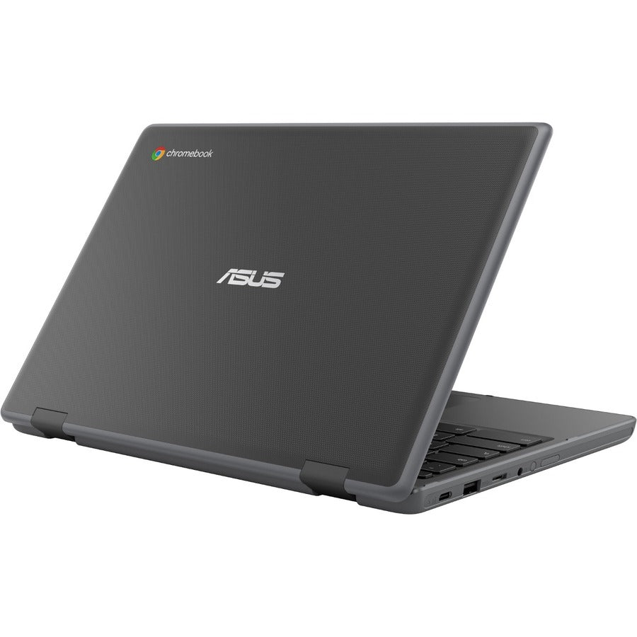 Asus Chromebook Flip Cr1 Cr1100Fka-Yz182T-S 11.6" Touchscreen Convertible Chromebook - Hd - 1366 X 768 - Intel Celeron N5100 Quad-Core (4 Core) 1.10 Ghz - 8 Gb Total Ram - 32 Gb Flash Memory - Dark Gray