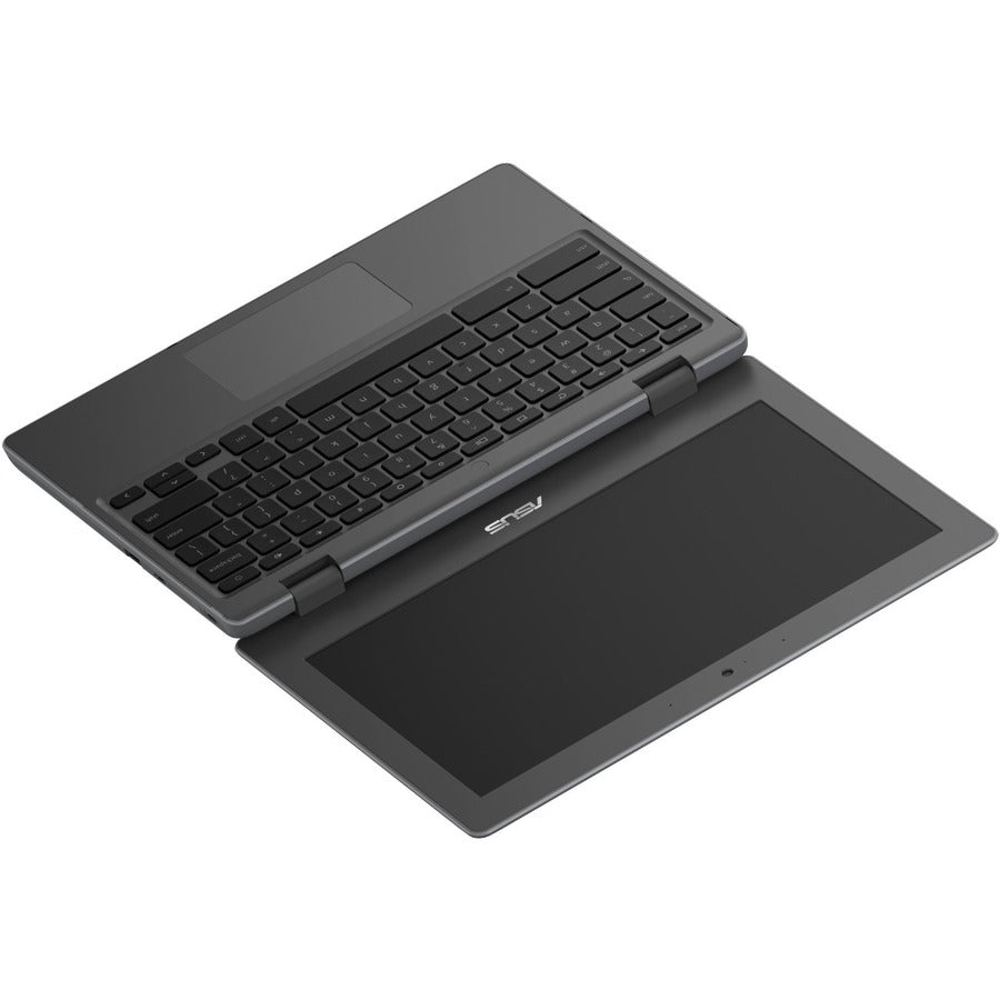 Asus Chromebook Flip Cr1 Cr1100Fka-Yz182T-S 11.6" Touchscreen Convertible Chromebook - Hd - 1366 X 768 - Intel Celeron N5100 Quad-Core (4 Core) 1.10 Ghz - 8 Gb Total Ram - 32 Gb Flash Memory - Dark Gray