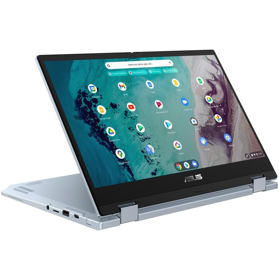Asus Chromebook Flip Cx3400 Cx3400Fma-Dh586T-S 14" Touchscreen Convertible Chromebook - Full Hd - 1920 X 1080 - Intel Core I5 11Th Gen I5-1130G7 Quad-Core (4 Core) 1.80 Ghz - 16 Gb Total Ram - 16 Gb On-Board Memory - 256 Gb Ssd - Ai Blue