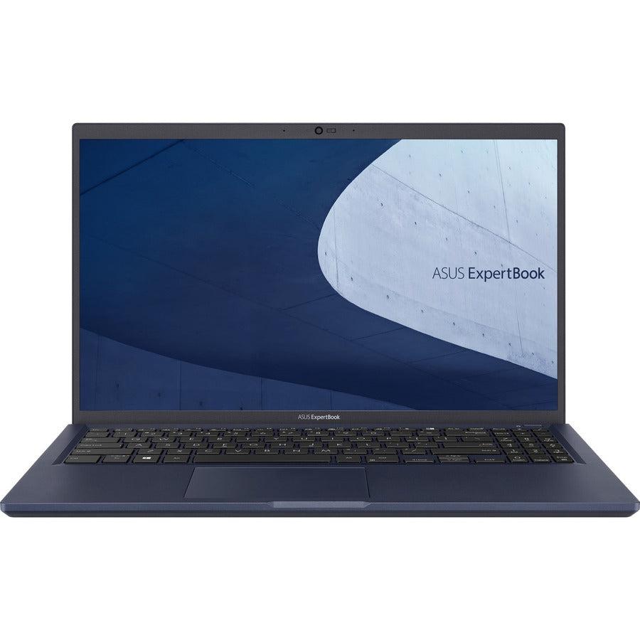 Asus ExpertBook B1 B1500 B1500CBA-XS52 15.6" Notebook - Full HD - 1920 x 1080 - Intel Core i5 12th Gen i5-1235U Deca-core (10 Core) 1.30 GHz - 12 GB Total RAM - 256 GB SSD - Star Black