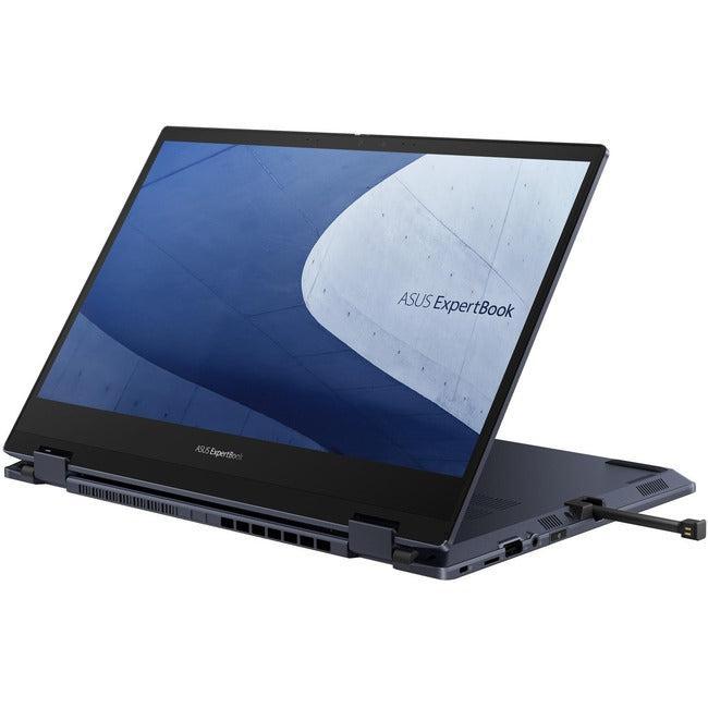 Asus ExpertBook B5 Flip B5402F B5402FBA-XVE75T 14 Touchscreen Convertible 2 in 1 Notebook - Full HD - Intel Core i7 12th Gen i7-1260P - vPro Technology - 16 GB - 1 TB SSD - Star Black"