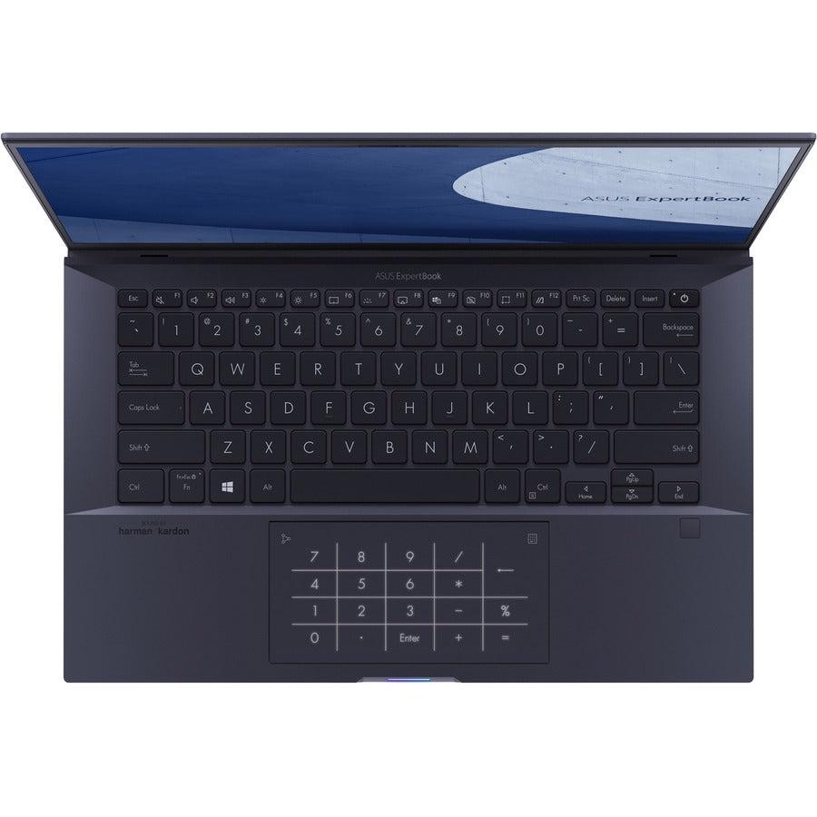 Asus ExpertBook B9 B9450 B9450CBA-XVE77 14" Notebook - Full HD - 1920 x 1080 - Intel Core i7 12th Gen i7-1255U Deca-core (10 Core) 1.70 GHz - 32 GB Total RAM - 32 GB On-board Memory - 2 TB SSD - Star Black