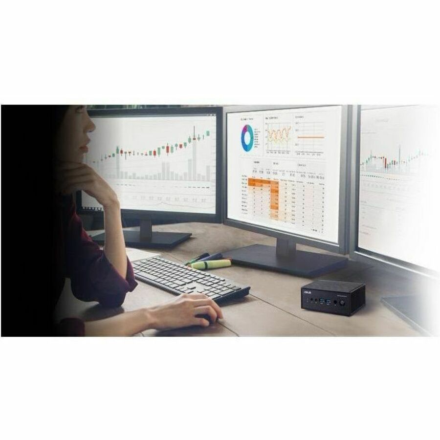 Asus ExpertCenter PN42-BBFN1000X1FU Barebone System - Mini PC - Intel N-series 12th Gen N100 Quad-core (4 Core)