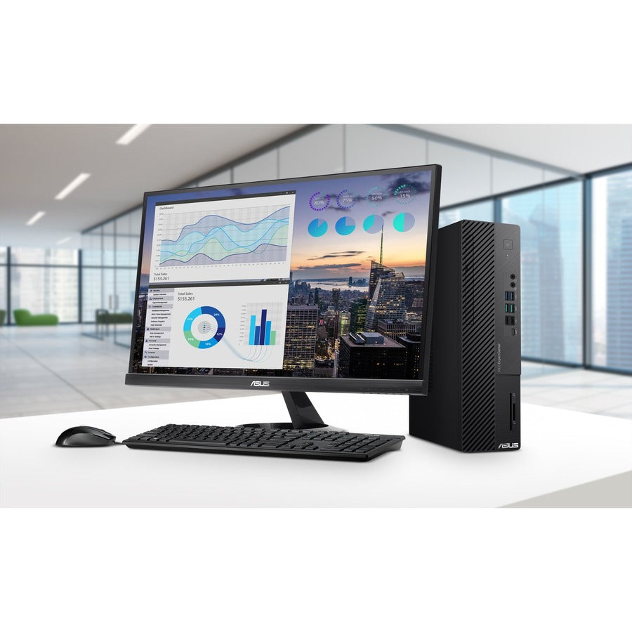 Asus Expertcenter D700Sd-Xh504 Desktop Computer - Intel Core I5 12Th Gen I5-12400 Hexa-Core (6 Core) 2.50 Ghz - 16 Gb Ram Ddr4 Sdram - 512 Gb M.2 Pci Express Nvme Ssd - Small Form Factor - Black