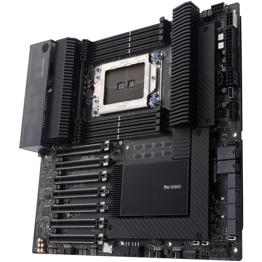Asus PRO WS WRX80E-SAGE SE WIFI Desktop Motherboard - AMD WRX80 Chipset - Socket sWRX8 - Extended ATX