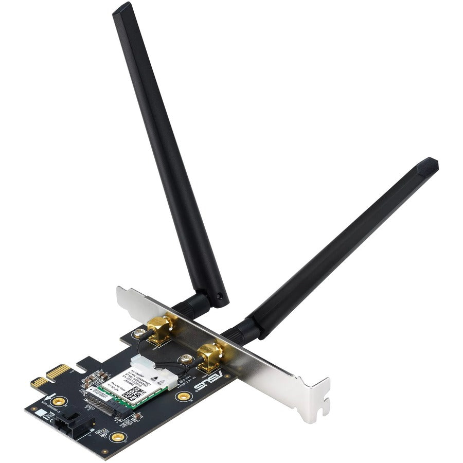 Asus Pce-Ax1800 Ieee 802.11Ax Bluetooth 5.2 Dual Band Wi-Fi/Bluetooth Combo Adapter For Desktop Computer/Wireless Router
