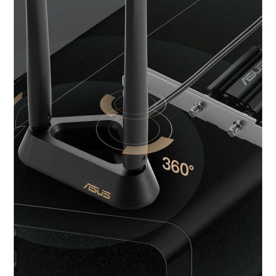 Asus Pce-Axe58Bt Ieee 802.11Ax Bluetooth 5.2 Tri Band Wi-Fi/Bluetooth Combo Adapter For Computer