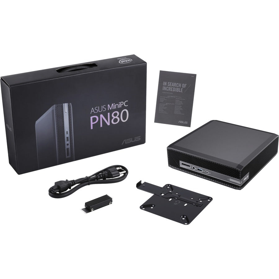 Asus Pn80 Pn80-Sys715Pxfd Desktop Computer - Intel Core I7 11Th Gen I7-11700B 3.20 Ghz - 16 Gb Ram Ddr4 Sdram - 512 Gb M.2 Pci Express Nvme 4.0 Ssd - Mini Pc - Black